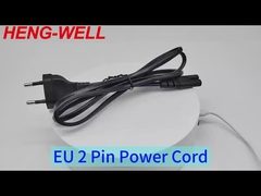 Sertifikat VDE Kabel Ekstensi Kabel Listrik UE 2.5A 250V 2 Pin