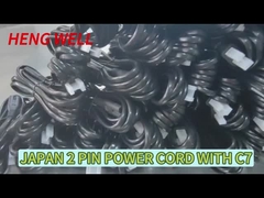 Jepang kabel listrik 2 pin dengan c7