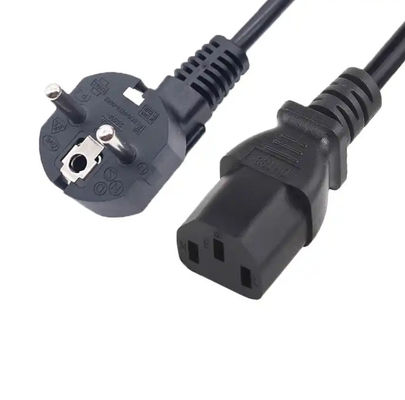 Rusia 3 Pin Power Cord Standar UE 16A 250V Power Plug Untuk IEC C13 Untuk Kabel Listrik Peralatan Rumah
