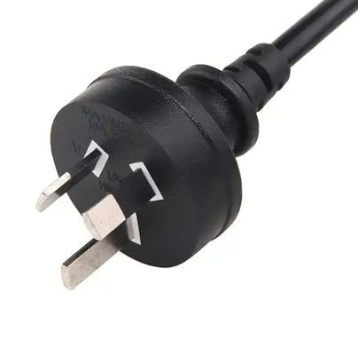 3 Pin AU Standard Power Cord SAA Sertifikasi 250V 10A Australia Kabel