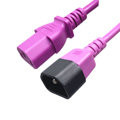 C13 C14 Extension Power Cord VDE UL 16A 250V 3 Pin Plug Kabel IEC