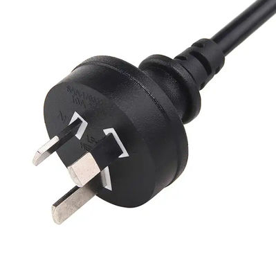 3 Pin AU Power Cord Plug To IEC 320 C13 SAA Australia Kabel 0,5m 0,75m 1m 1,5m