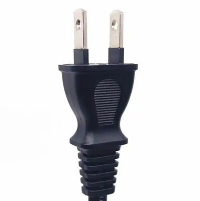 Kabel Daya C7 yang disesuaikan, JIS C8303 JET Sertifikasi 125V 2 Pin Kabel Daya