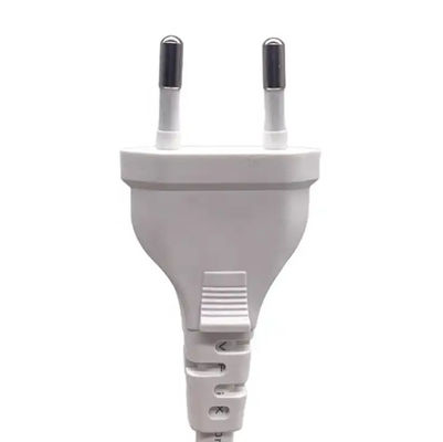 Kabel listrik 2 pin flat European Plug VDE 2.5A 250V Euro Standard AC Cord