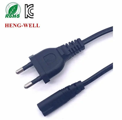 KTL KC 2 Pin Power Cable, Round Plug Electric Wire Extension Korea Kabel Daya