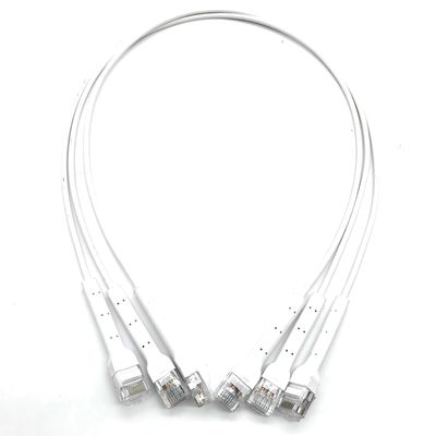 Sesuaikan Panjang CMP/CMR Conductor Tembaga Internal PVC Jacket Kabel Ethernet Lan Kabel