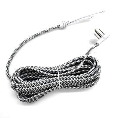125V 10A PVC Jacket USA 3 Pin Kabel Daya 100% Pure Cooper Dengan Sertifikat UL