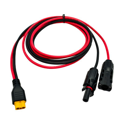 Kabel Daya Surya Berinsulasi XLPE Kabel Ekstensi Adaptor Surya 4mm 6mm Untuk Panel Surya
